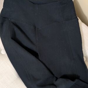 Zella Black Ribbed Leggings